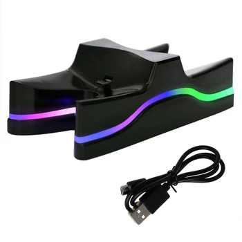 LED 2 USB Încărcător Stație de Încărcare Stand Dock Pentru SONY PS4 Controler de Joc Nou