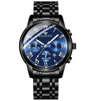 Fngeen 1 Cuarț Bărbați 'S Ceas De Moda Casual Sport Watch Omul De Oțel Rezistent La Apă Decor Ceas Afaceri Prezent Ceas Reloj Hom