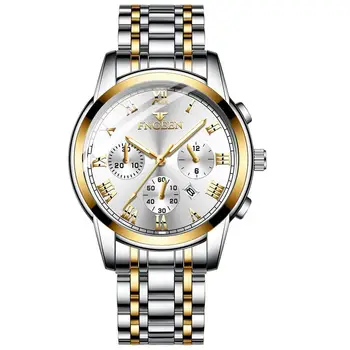 Fngeen 1 Cuarț Bărbați 'S Ceas De Moda Casual Sport Watch Omul De Oțel Rezistent La Apă Decor Ceas Afaceri Prezent Ceas Reloj Hom