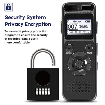 VR520 Secret Digital Audio Recorder de Voce 8GB 16GB Professional Portable Recorder MP3 De Sprijinire a Afacerilor de Pana la 64G Card TF