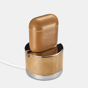 Potrivit pentru AirPods 1 2 capac de protecție din piele Fran-13k Apple setul cu cască Bluetooth coajă de protecție cască fără fir cutie de depozitare