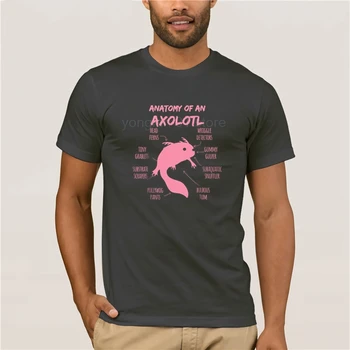 Moda pentru barbati Stil T-Shirt Anatomia Unui Axolotl Tricou Salamander Cadou Bumbac