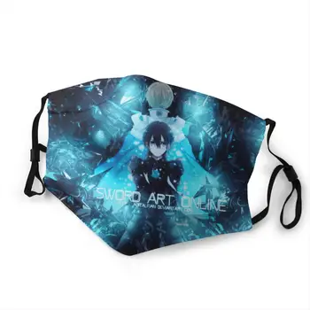 Imprimanta sabie de arta on-line Filtru de aer masca personalizate Kirito praf-dovada masca sabie de arta on-line poster băieți/fete masca Asuna cosplay
