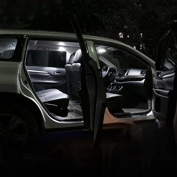 6pcs Auto Becuri LED Auto Lumina de Interior Kit Dome Lectură Lumina Portbagaj Lămpi pentru Nissan X-Trail X-Trail t31 2008-2013 Accesorii
