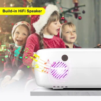 ThundeaL Mini Proiector pentru 1080P Video Proyector Copii Portabil Projetor TD860 LED 3D Home Theater Inteligent Beamer Copii Cadou