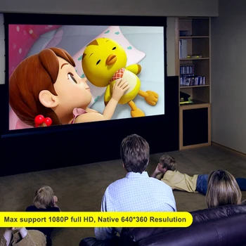 ThundeaL Mini Proiector pentru 1080P Video Proyector Copii Portabil Projetor TD860 LED 3D Home Theater Inteligent Beamer Copii Cadou