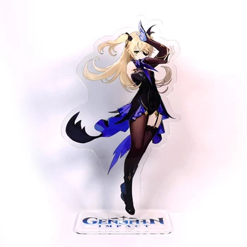 Genshin Impact caractere Rosekrans Bennett XingQiu GM acrilic figura model de placa suport topper anime