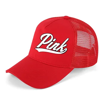 Unisex Moda ROZ Șapcă de Baseball pentru Femei Snapback Hat Reglabil Negru Roz Alb Capac de Alpinism în aer liber Capac