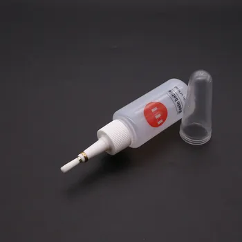 50ml Goale de Plastic Transparent Strângeți Sticla Flux de Lipire Dozator cu Vârful Pensulei pentru Lipit pe bază de Flux de Alcool Lichid