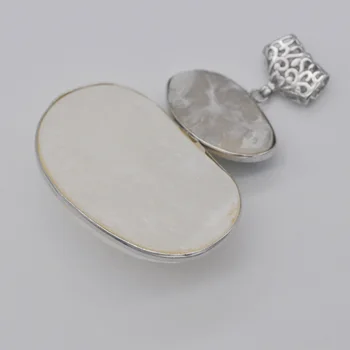 Natural White Pearl Shell Noua Zeelandă Abalone Pandantiv Moda Bijuterii Pentru Cadou S149