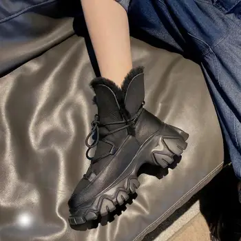 Cizme de zapada pentru Femei Cizme de Piele de Femeie de Moda Negru Glezna Cizme de sex Feminin 2020 Tendință de Tocuri de Pantofi de Designer, Femeie Papuceii