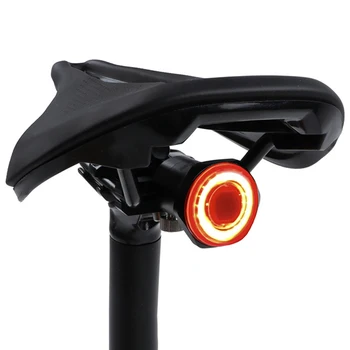 Biciclete inteligent de iluminare din Spate Auto Start/Stop de Frână de Detectare IPX6 Impermeabil Biciclete Coada Lumina Ciclism spate cu LED-uri Lampa de Accesorii pentru Biciclete