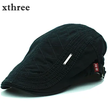 Xthree Moda Bereta Capac de Bumbac Pălării pentru Bărbați și Femei Viziere palarie de soare Gorras Planas Capace Plate Reglabile Berete