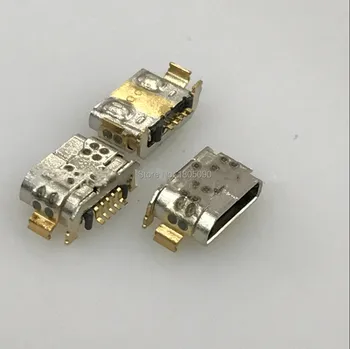 50pcs Conector Micro USB Soclu 5pin DIP4 de încărcare telefon Mobil coada plug pentru Huawei G9 P9 Conector Mini USB