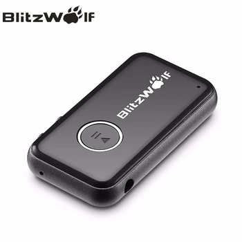 BlitzWolf bluetooth V4.1 Handsfree Receptor de Muzică 3.5 mm AUX Portable Wireless Audio Adaptor pentru Difuzor Auto Căști