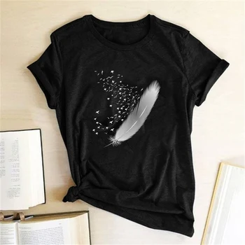 Pene de Imprimare T-shirt Femei Haine de Vară 2020 Tricouri de Bumbac pentru Femei Graphic Tee Shirt Femme Vogue Tricou Ropa Mujer Verano