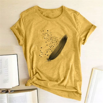 Pene de Imprimare T-shirt Femei Haine de Vară 2020 Tricouri de Bumbac pentru Femei Graphic Tee Shirt Femme Vogue Tricou Ropa Mujer Verano