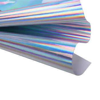 SUNICE Holografic Chrome Curcubeu Litere Film Mașină de Styling filme cu Bule de Aer Liber Decorative DIY Design Tăiere Decor Autocolant