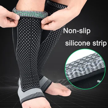 1BUC Sport Piciorul Compression Calf Sleeve Suport Potrivit Pentru Baschet Funcționare Fotbal Protecție Vițel Glezna Șosete Deget de la picior Deschis