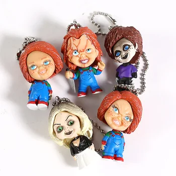 Film de groază Seed of Chucky Glen Tiffany Mini Pandantiv Figura Păpuși Jucării de Decorare 5pcs/set