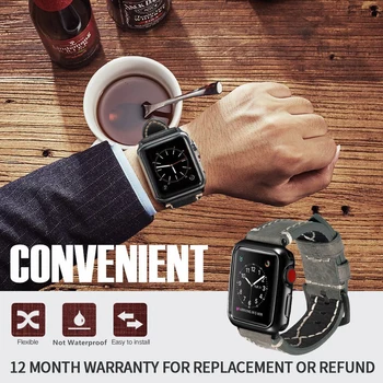 Piele de vițel de Trupa Ceas pentru Apple Watch 38mm 42mm Seria 1 Seria 2 Seria 3 iWatch Ceas Accesorii Pentru Apple Watch Band