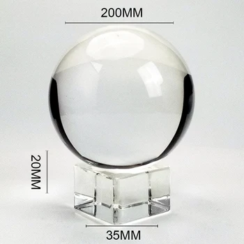 K9 Clar Candelabru Obiectiv Minge De Cristal Ball Minge De Cristal Suport Pentru Sfera Fotografie Decor Acasă Decorative Mingea Glob
