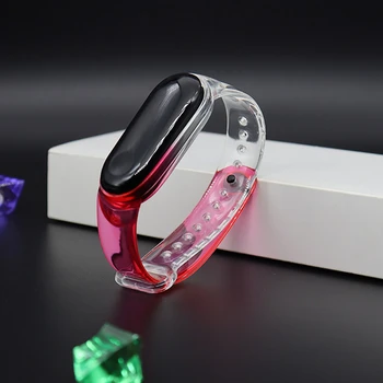 Colorate Curea Pentru Xiaomi Mi Band 5 Sport ceas Silicon curea de mână 5 bratara Miband 5 Curea Solidă Smartband Trupa Brățară