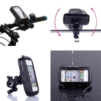 Motociclete biciclete Suport de Telefon rezistent la apa Biciclete Caz de Telefon Geanta pentru iPhone X 11 în aer liber, Călărie Stand Mobil de Sprijin Scuter Acoperi