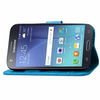 Pentru Samsung J7 Caz Portofel din Piele PU Caz Telefon cu Capac de Silicon Pentru Samsung Galaxy J7 J700 J700F SM-J700F Caz Flip