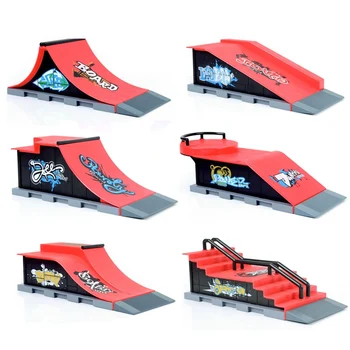 Grif Final Parcuri Kit-Asamblare DIY Deget Mini Skateboard Punte Camion Skatepark Bord Cu Rampa Seturi de Accesorii
