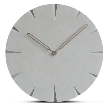 Mare Ceas de Perete din Lemn Simplu și Modern Design Nordic Tăcut Ceasuri Piața MDF Lemn Agățat de Perete Ceas de Perete Acasă Decor De 12 Inch