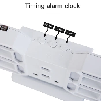 3D LED Ceas cu Alarmă Ceas USB de Încărcare Electronică, Digitale, Ceasuri de Perete, Administrat de Acasă Decorare Masa de Birou Ceas de Birou Nou-veniți