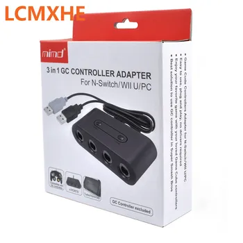 Mintea 4 Porturi Pentru GameCube GC NS comutator Controlere USB Adaptor Convertor pentru Nintendo WiiU PC-ul pentru Joc PC Accesoriu