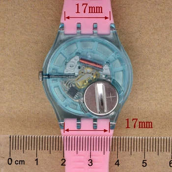 Accesorii ceas pentru Swatch Organice Silicon Curea 18mm pentru Swatch SUIK400 SUIB400 Bărbați și Femei Curea de Ceas