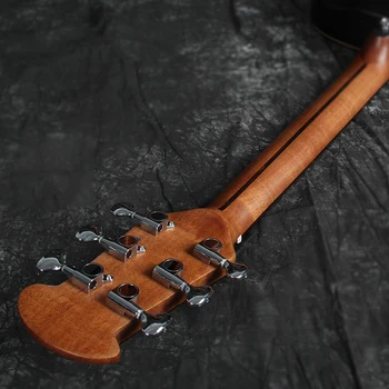 41 inch Folk Chitara cu 6 corzi Picea Asperata Solid de Chitara de Înaltă Calitate din Fibră de Carbon Instrument Muzical cu Preluare AGT271