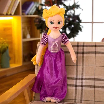 50-65 CM Snow Queen Elsa Umplute Papusa Printesa Anna, Elsa Sophia princess Papusa Jucării de Pluș Fata Jucarii de Plus Pentru Copii