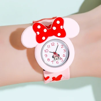 Minnie Mouse Copil Palmă Ceas Fetita Ceas Copii Ceasuri Cuarț Moda Pentru Tineri Adolescenți De Oră Elevii Ceasuri Copii Cadou
