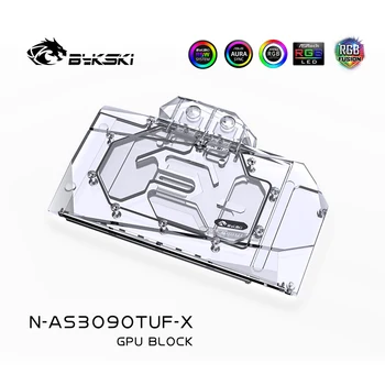Bykski N-AS3090TUF-X GPU Bloc de Răcire cu Apă Pentru ASUS TUF RTX3090/3080 placa Grafica de JOCURI,VGA Cooler de 12V 4PIN RGB/5V 3PIN ARGB