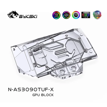 Bykski N-AS3090TUF-X GPU Bloc de Răcire cu Apă Pentru ASUS TUF RTX3090/3080 placa Grafica de JOCURI,VGA Cooler de 12V 4PIN RGB/5V 3PIN ARGB