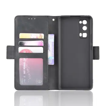 Pentru Huawei Honor 30 30Pro 30 Pro PLus Caz de Multi-slot de card din Piele Carte de Design Flip Portofel Caz Acoperire Moale Honor30
