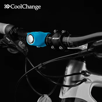 CoolChange Clopot De Biciclete Impermeabil 360 Rotativ Electric Corn Gel De Siliciu Shell Bicicleta Bell Ghidon Montare Ciclism Corn Bell