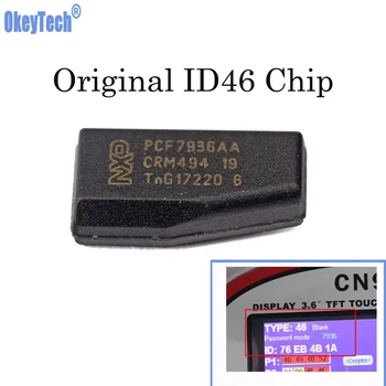 OkeyTech 10 Bucată ID46 PCF7936AA Transponder Chip Original Copy Cloner Auto Spații Cheie cu Cip pentru Cheie Programator Lăcătuș