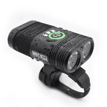 WOSAWE 2400 lumeni Lanterna LED-uri USB Reîncărcabilă Lanterna Bicicleta lumina Largă proiector IP67 rezistent la apa SOS de Ciclism Accesorii