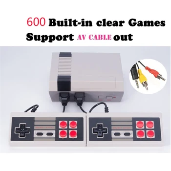 AV Mini Retro Clasic Joc Video Consola de Built-in 600/500 Jocuri pe 8 Biți PAL&NTSC Familiei TV portabil player Dublu Gamepad-uri