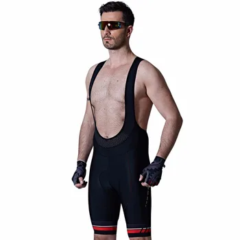 Santic Bărbați Ciclism Salopete pantaloni Scurți Pro Fit Respirabil italiană MITI TAVALOR Material Reflectorizant Ciclism de Îmbrăcăminte din Asia Dimensiune M7C05087