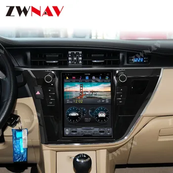 4+128G Tesla Ecran Pentru Toyota Corolla 2016 Android 9 Unitate Auto Multimedia GPS Audio Radio Stereo