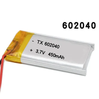 3.7 V 450mAh 602040 Litiu-Polimer Li-Po, li-ion Reîncărcabilă de celule de Baterii Pentru Mp3 MP4 MP5 GPS PSP mobil bluetooth