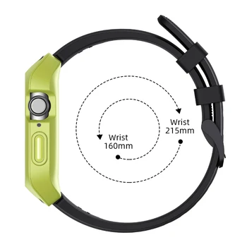 Caz+curea Pentru Apple Watch 5 trupa 44mm 40mm iWatch trupa 42mm 38mm Dotari rezistent la apa bratara de Silicon Apple watch 6 5 4 3 SE