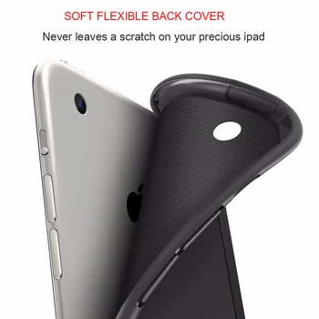 Pentru Noul iPad 10.2 inch 2019 Flip capacul suportului de silicon Magnetic smart case pentru ipad 10.2 7-a Generație Funda