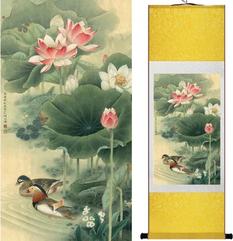 Păsări și flori pictura Biroul de Acasă Decor Chinez scroll pictura flori de arta pictura Chineză 1208